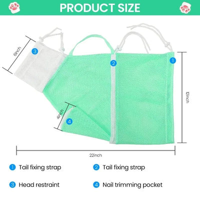 Cat Grooming Shower Bag