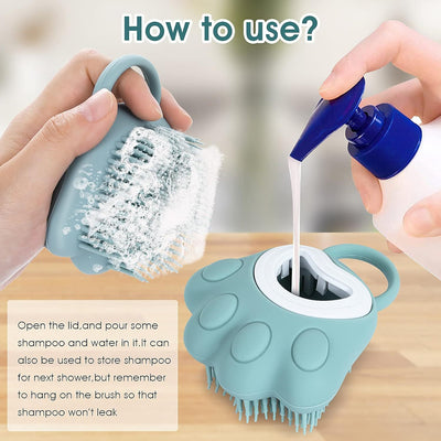 Soft Silicone Pet Grooming Brush
