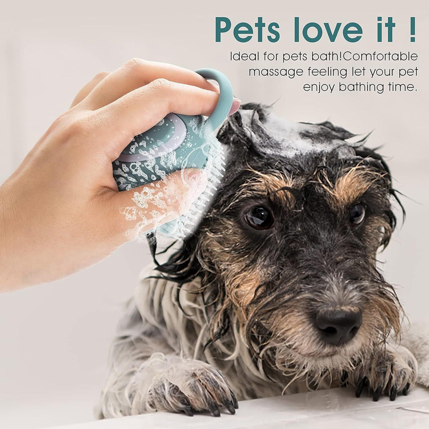 Soft Silicone Pet Grooming Brush