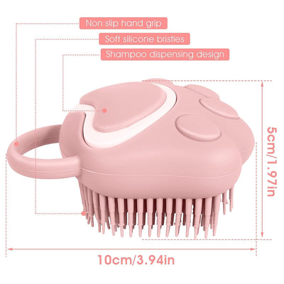 Soft Silicone Pet Grooming Brush