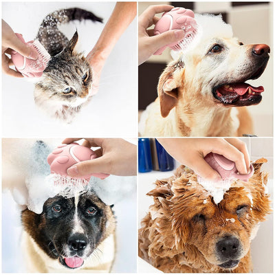 Soft Silicone Pet Grooming Brush