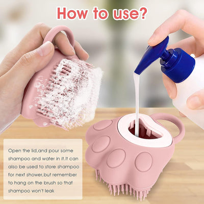 Soft Silicone Pet Grooming Brush